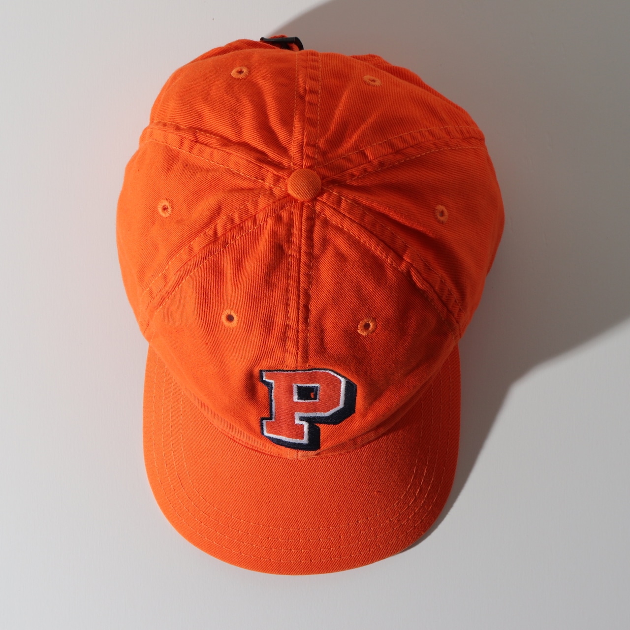 Polo Sport オレンジ Pロゴ 刺繍 6パネルキャップ ポロスポーツ