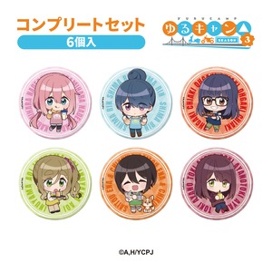TVアニメ『ゆるキャン△ SEASON３』× This Is Cafe コラボ限定　缶バッジ ミニキャラver （コンプリートセット/6個入）