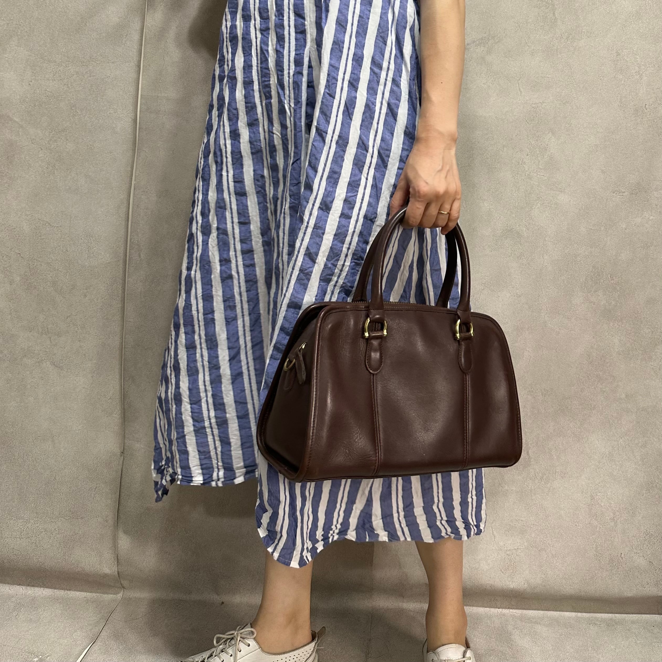 美品　OLDCOACH 442 リュック　オールレザー　ブラウン　茶