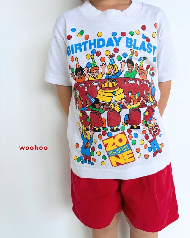 【2-3T相当・vintage】USA製 OshKosh ショートパンツ