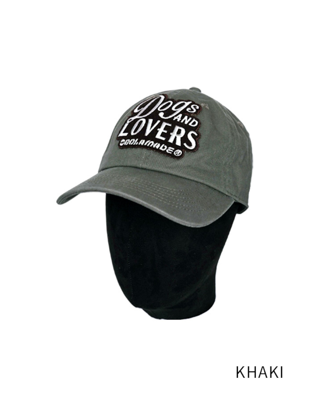Dogs AND LOVERS Logo CAP (KHAKI) CQ-49504