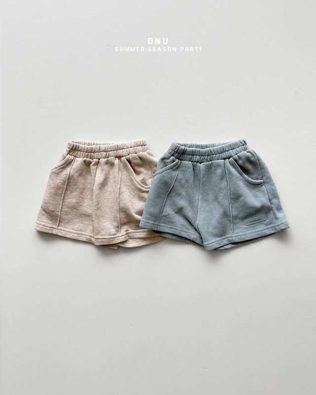 (予約)onu : pin tuck pants