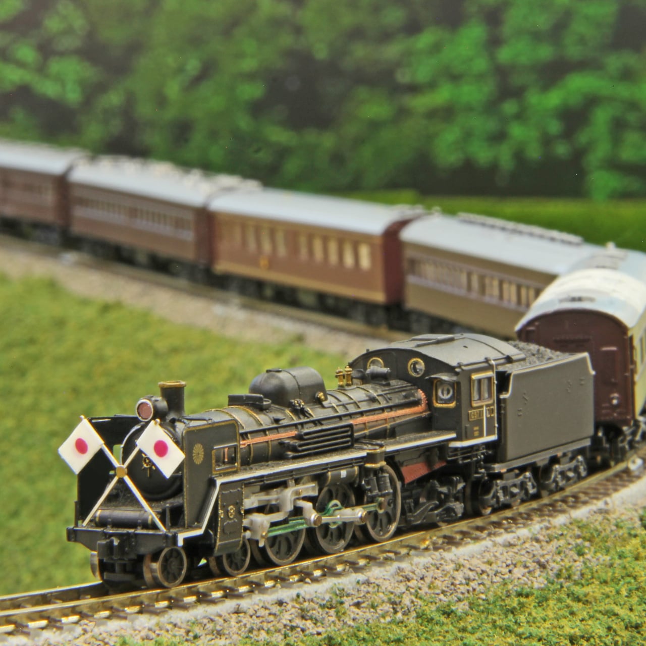 T027-3 国鉄C57形蒸気機関車1号機 お召し仕様 (JNR C57 Steam