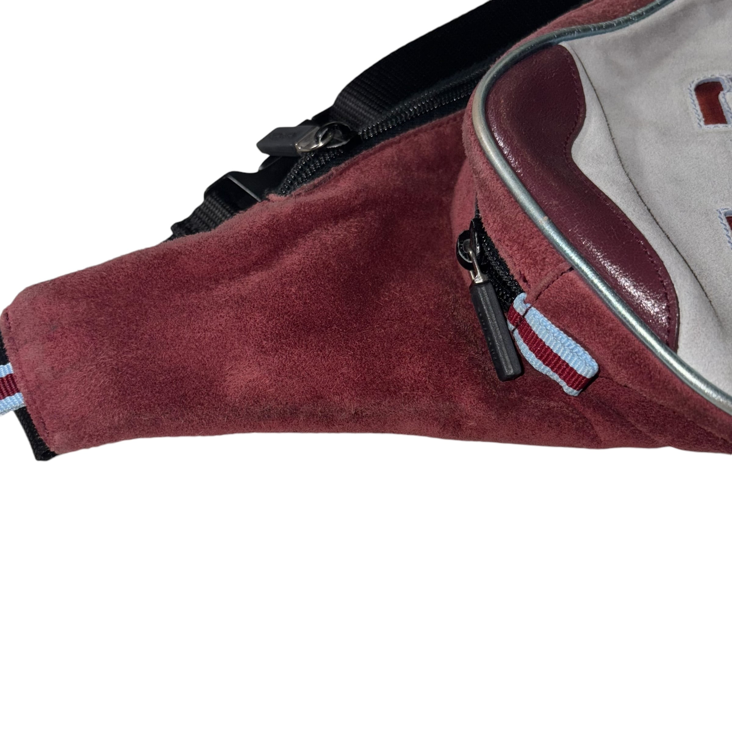 archive MIU MIU leather × nylon waist pouch “miu miu” | NOIR ONLINE