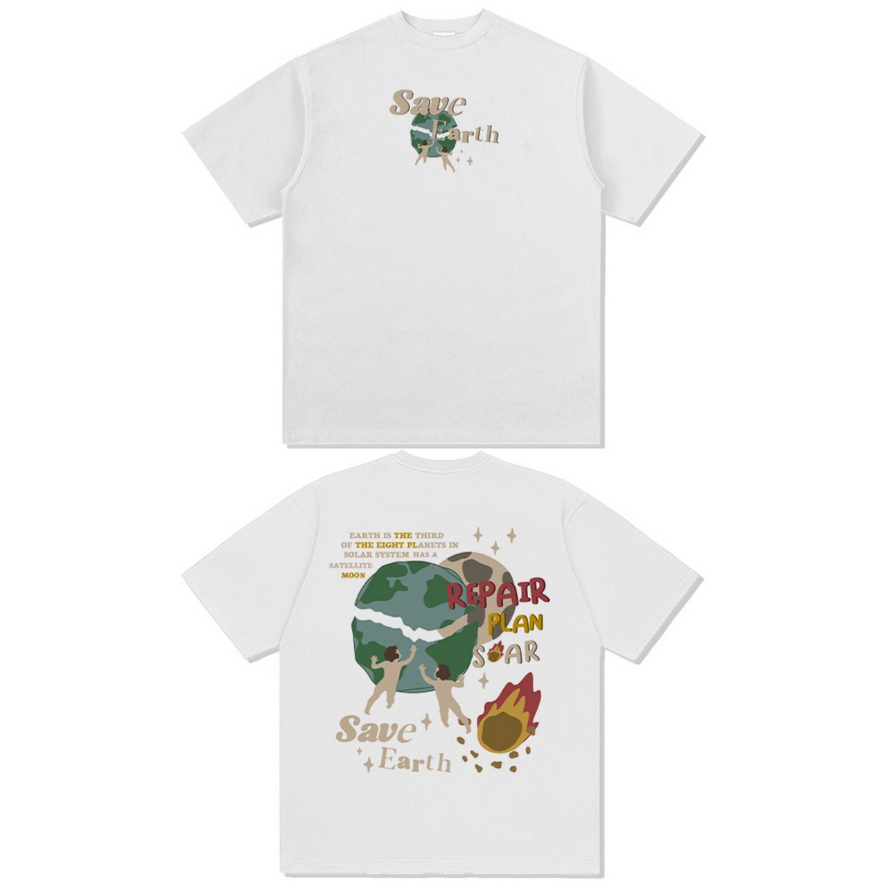 VINTAGE ストリート SaveEarth Tシャツ T845