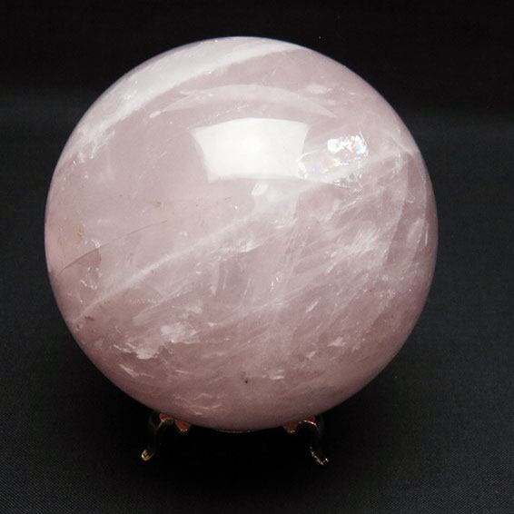 ローズクォーツ 丸玉 85mm スフィア 置物 原石 一点物 151-6447