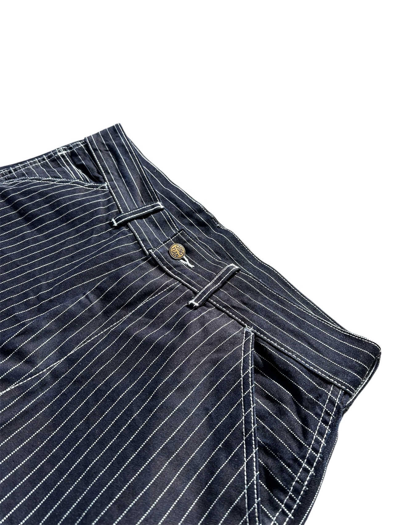 Wabash Stripe Straight Work Pants