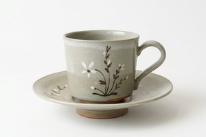 デミタスカップ＆ソーサ―／岡本修一