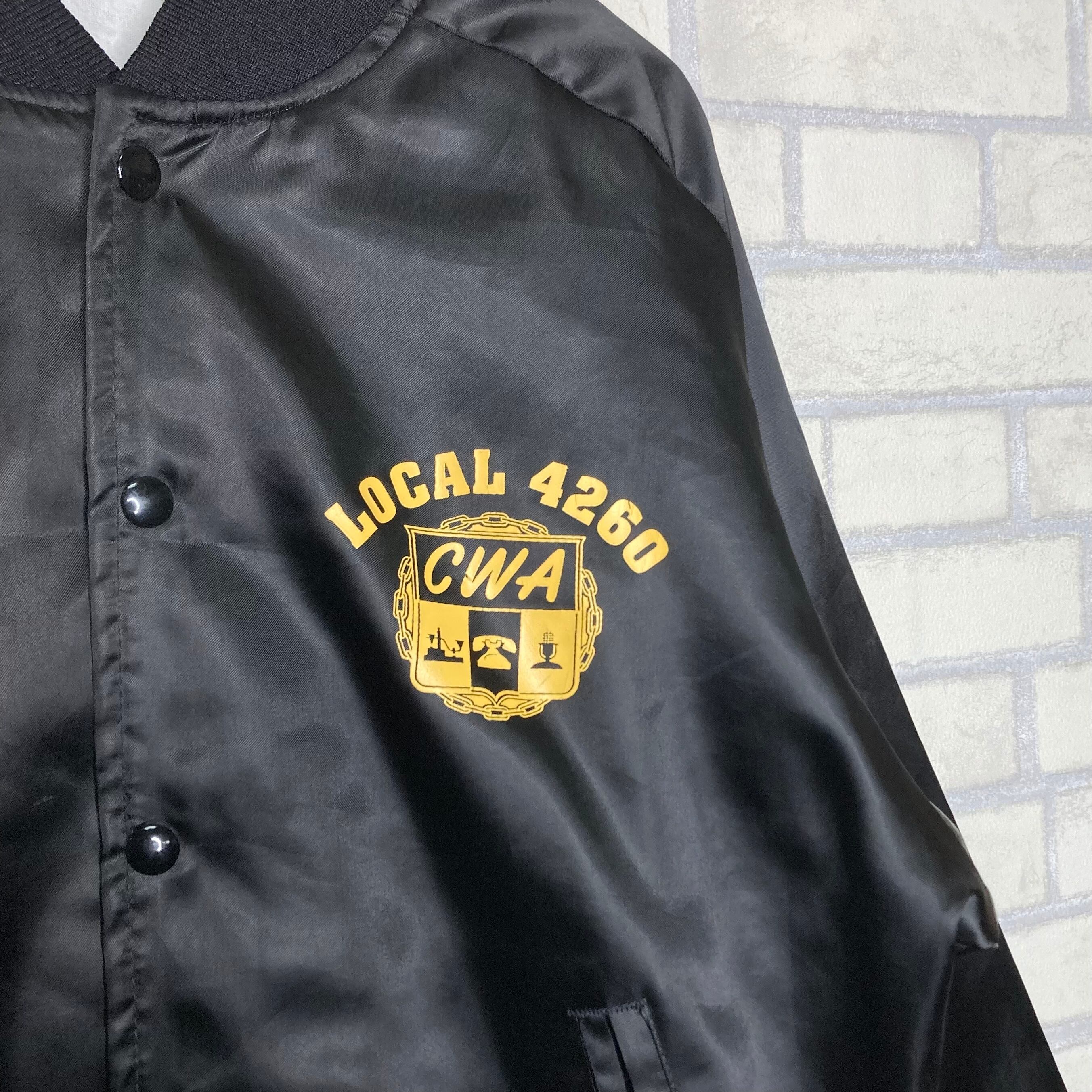 Made in USA 】WEST WIND ナイロンスタジャン L 両面プリント 状態良好 