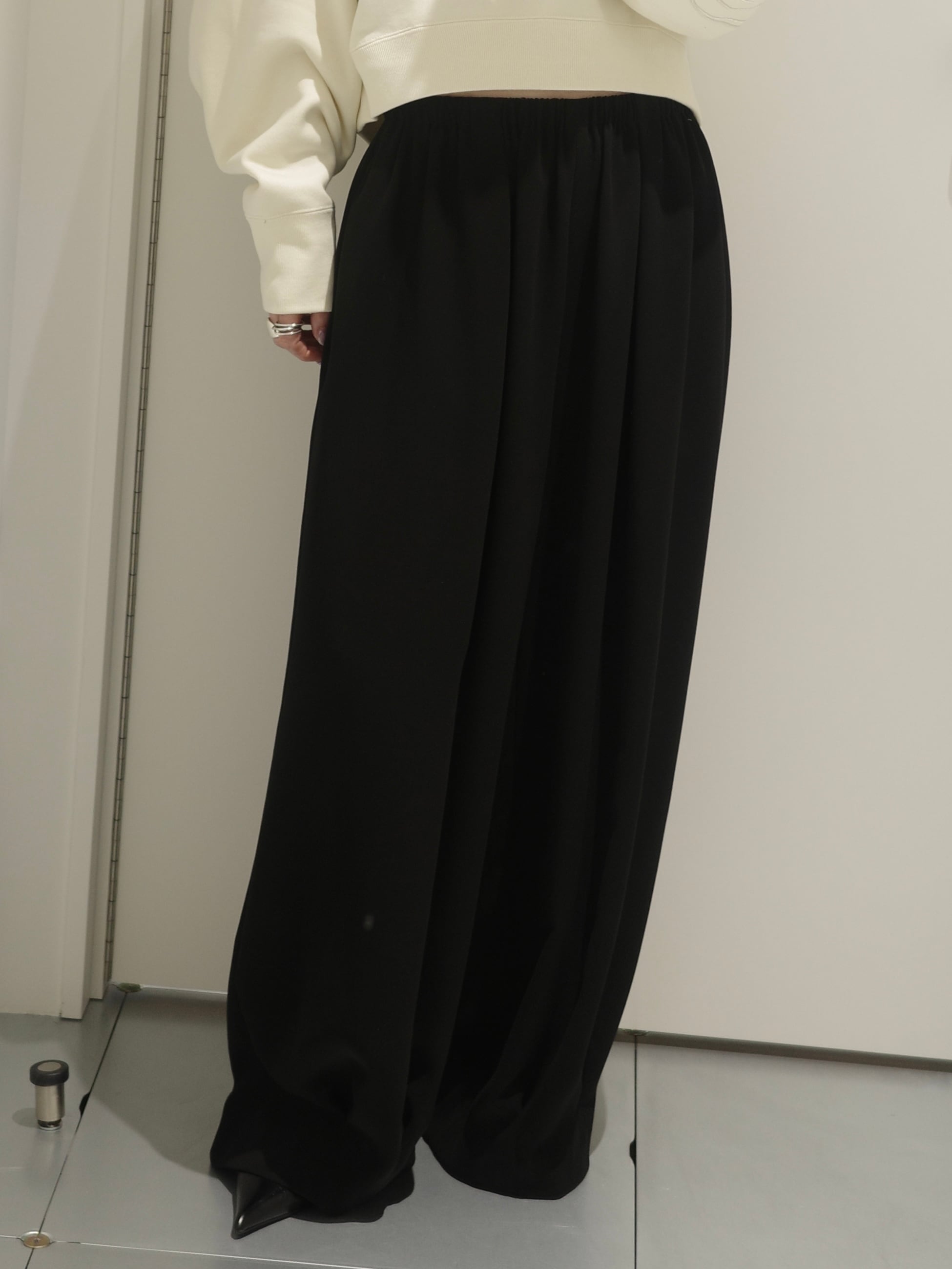 26SS】ENFOLD エンフォルド / コクーンパンツ / TUCK-HEM WIDE-COCOON