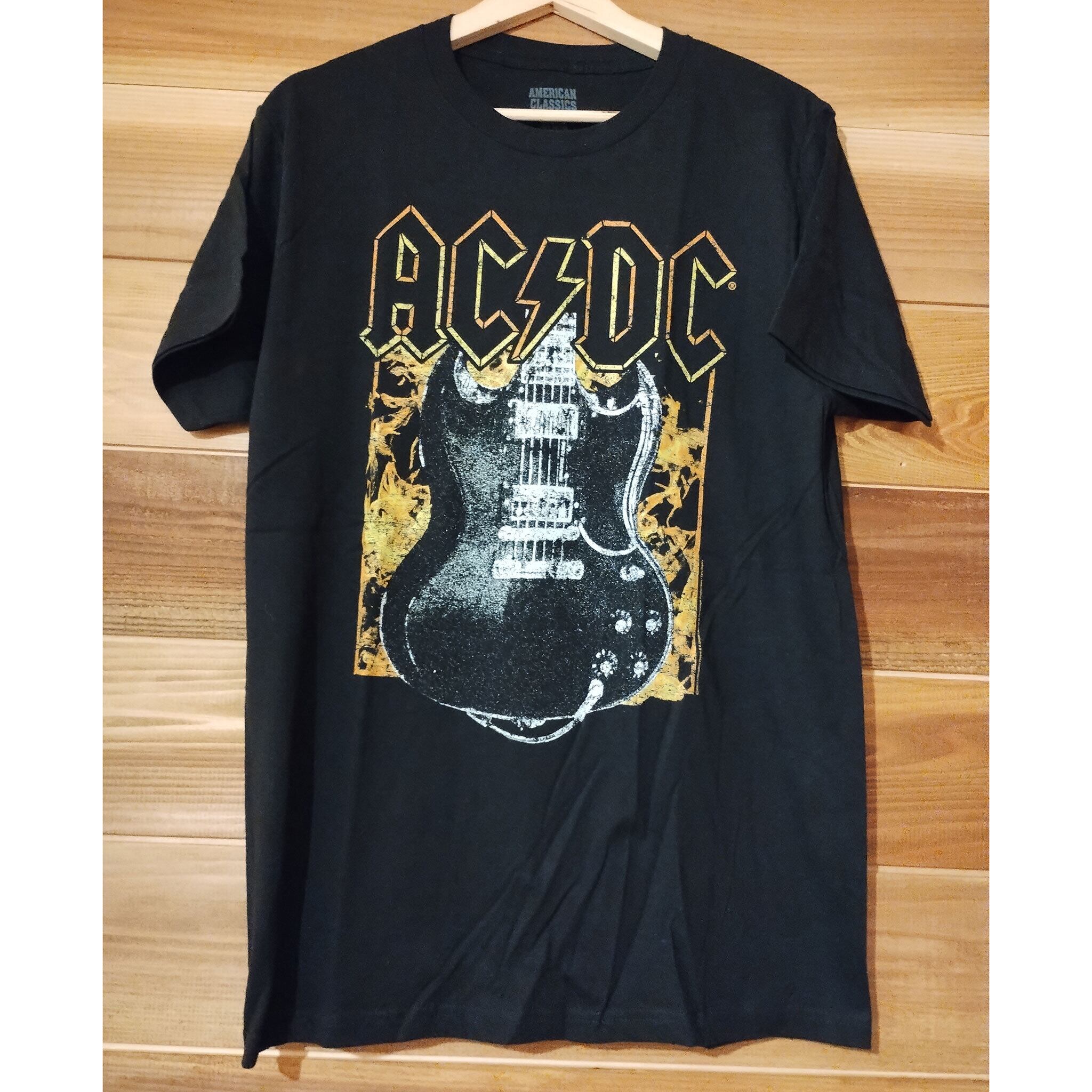 通販 acdc バンド t AC DC 日本ツアー タイダイ Tシャツ バンドT 古着
