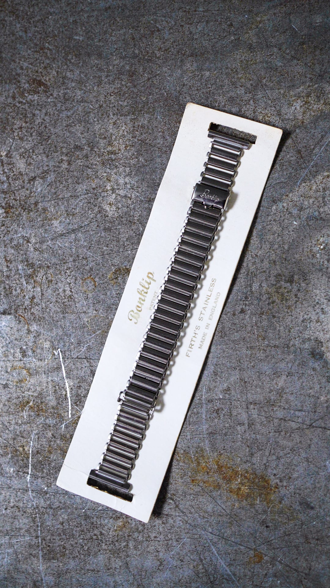 DEADSTOCK / 1940s】BONKLIP ボンクリップ バンブー ブレス 取付幅16mm 