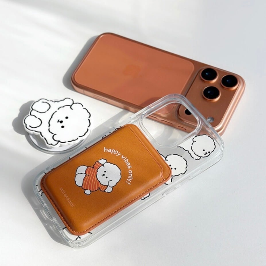 韓国対面サイン会限定CRAVITY ジョンモ 手鏡 即納【 mill and moi 】orange card wallet [MagSafe対応] | ropet