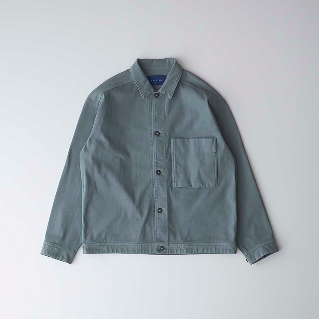ジャケット・アウター CURLY&Co. KNIT DENIM TRUCKER JACKET CURLY&Co./KNIT DENIM TRUCKER JACKET | TheWeft