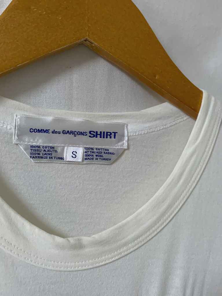 Stitched Design Short Sleeve T-Shirt "COMME des GARÇONS SHIRT"