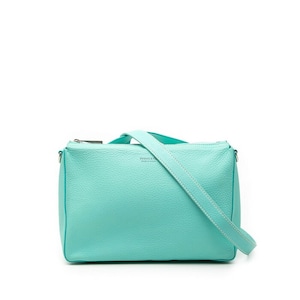 ティファニー ハンドバッグ ショルダーバッグ 2WAY ティファニーブルー レザー レディース TIFFANY&Co. 【中古】
