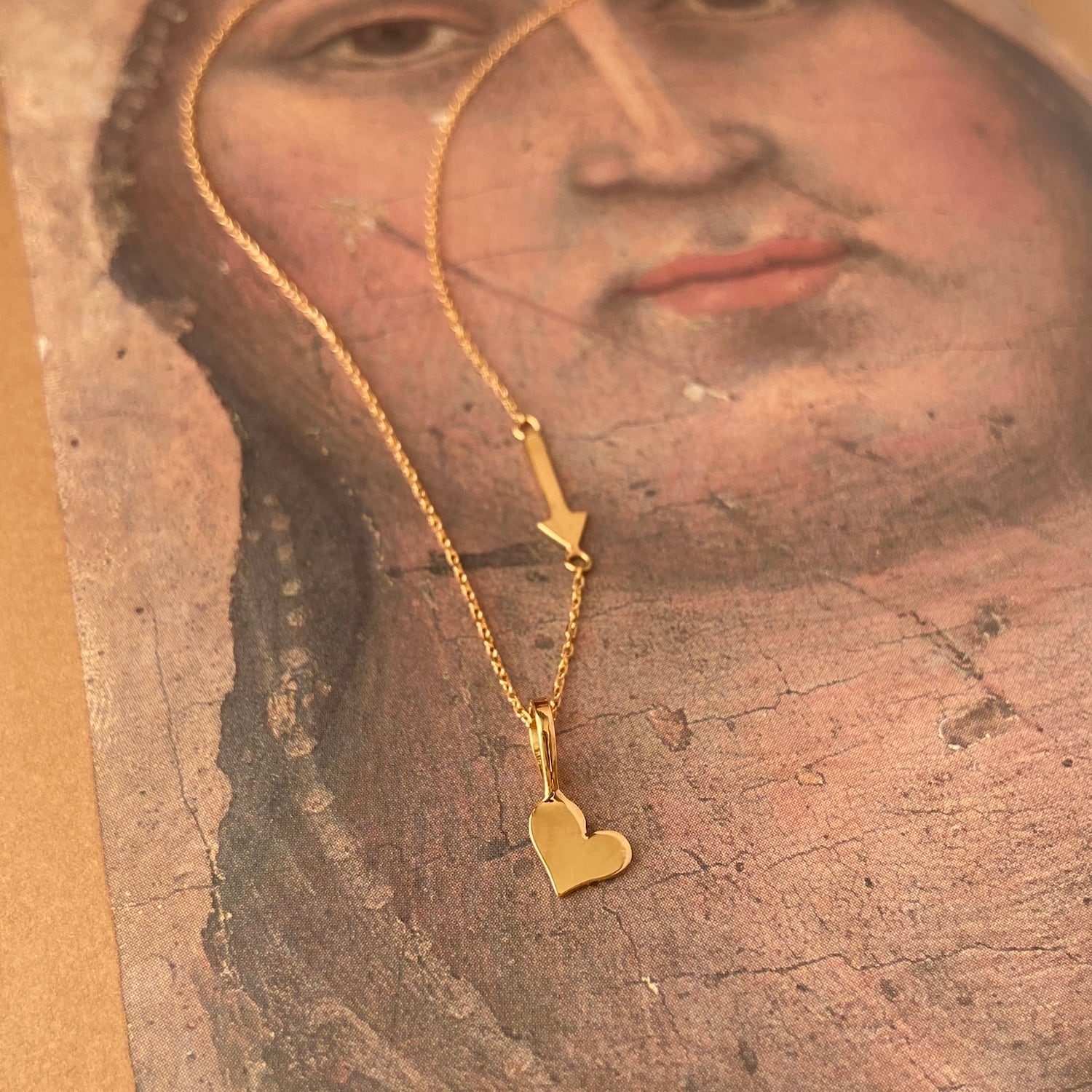 K18 Heart Charm / 18金製 小さなハートのチャーム(在庫のみ)