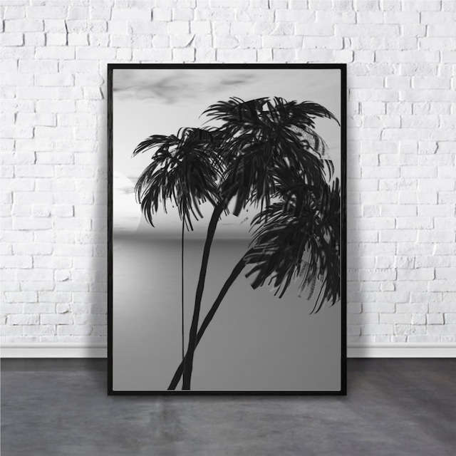 Palm tree / 【アートポスター専門店 Aroma of Paris】[AP-000094]