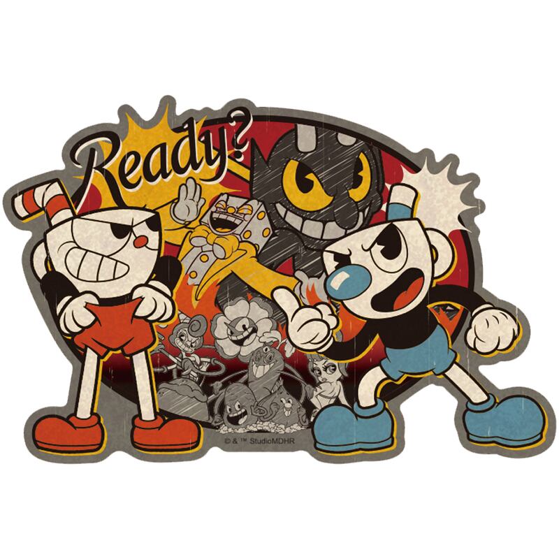 Cuphead カップヘッド トラベルステッカー エンスカイ Controller Company Official Online Store