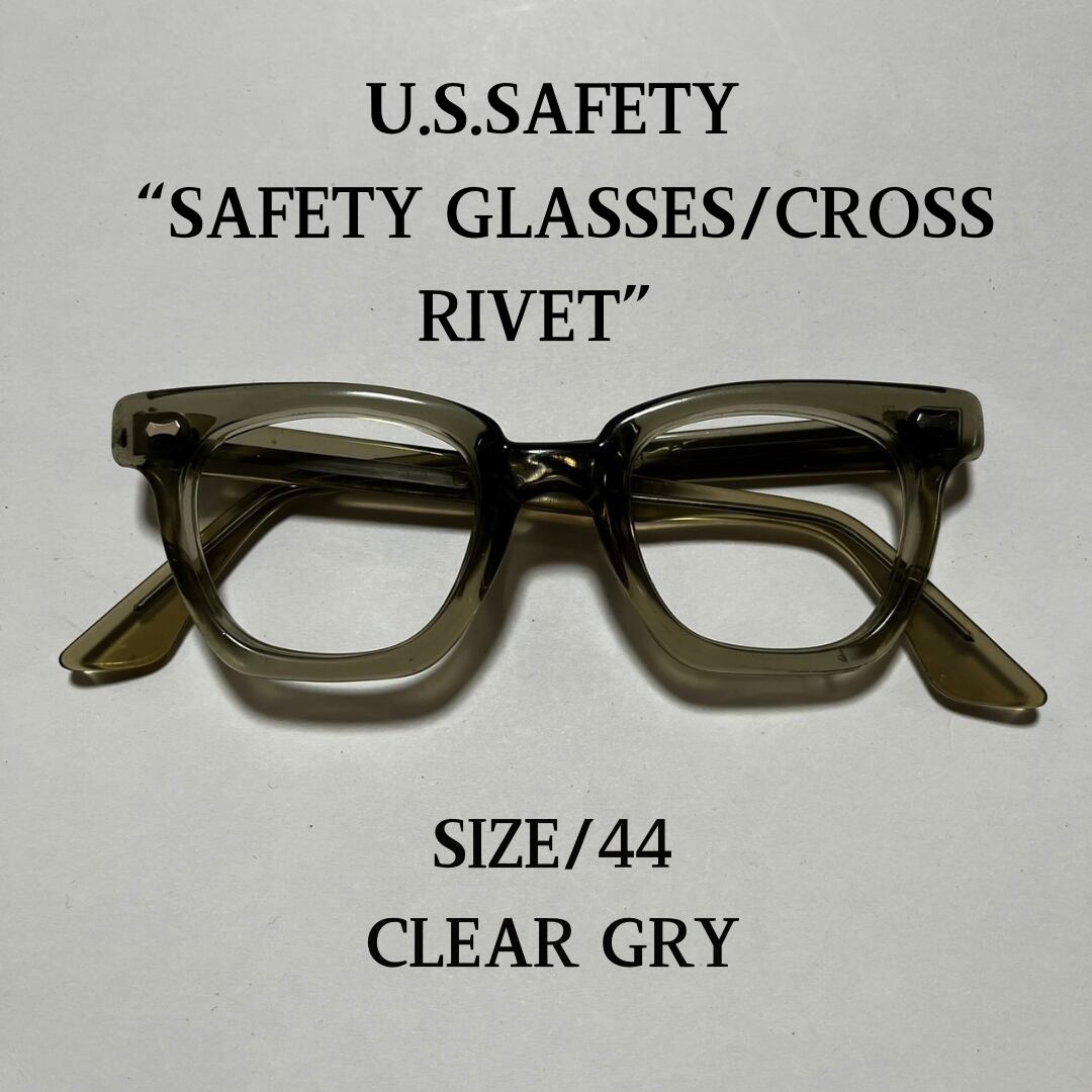 U.S.SAFETY クロスヒンジ PI SAFETY PI刻印 giグラス u.s.safety