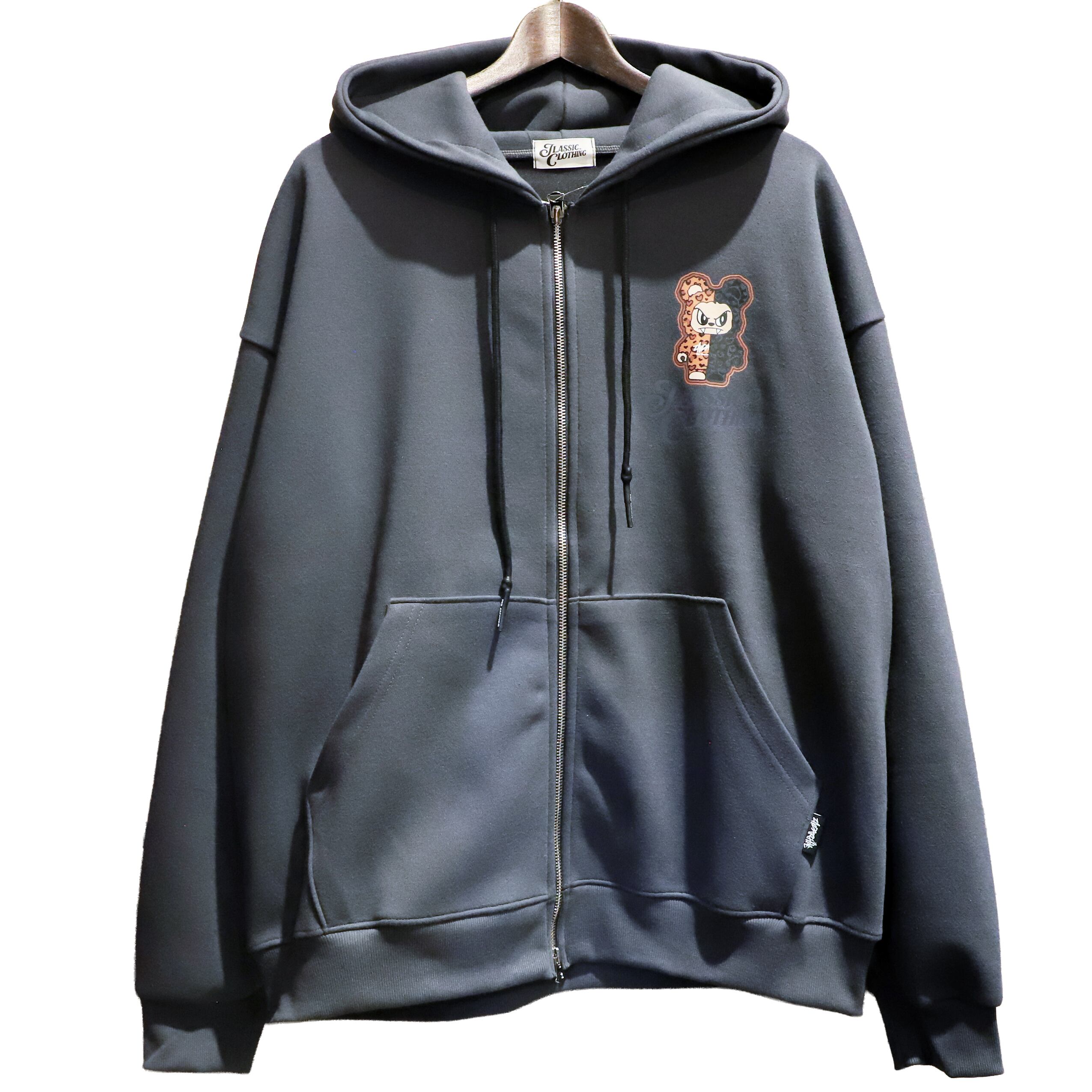 2ND ARCHIVE コラボ ジップパーカー Monster HALF and HALF JLASSIC