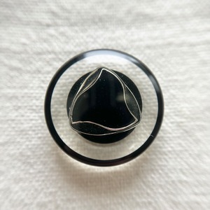 変形トライアングルブラック×クリアサークル 23㎜