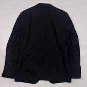 PS Paul Smith ポールスミス シャドーストライプ 背抜き 2B テーラードジャケット M/ブラック メンズ