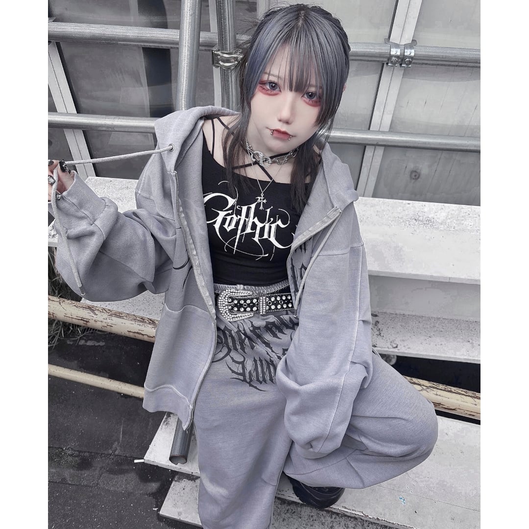 Tuck Wash Logo ZIPパーカー | VOLCAN&APHRODITE