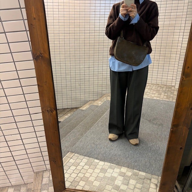 B.stuff　ナイロンコンビショルダーバッグ(ケッパー)