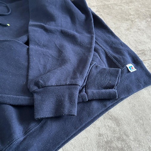 00s Russell Hoodie 無地 ネイビー ounce Mid L 詳細写真8