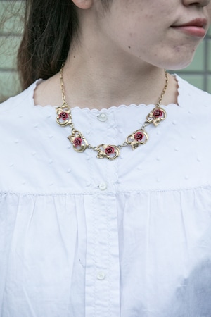 【Run Rabbit Run Vintage 】Rose necklace