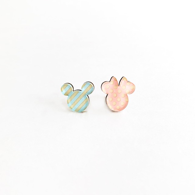 ミッキー＆ミニー / ピアス