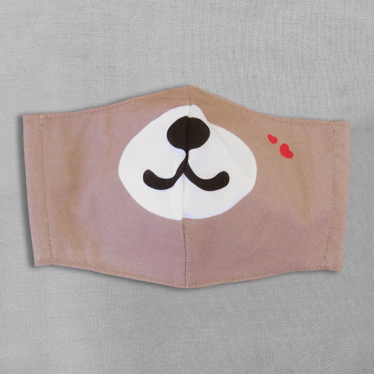 熊 1 動物マスク 藍染アイテム 動物マスク 布製マスクの製造販売 水野染工場