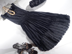 ★M☆スタッズ飾りプリ－ツワンピ－ス(OPN6756) 