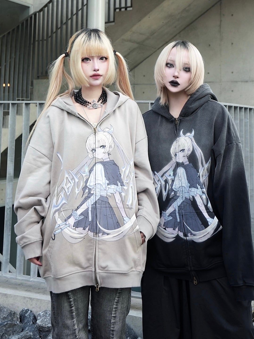 しょーちゃん　様 LOVE KILLER】Killer moon warrior graphic zip hoodie by Yoshito