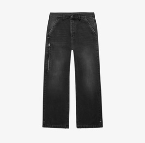 ASKYURSELF / cross pocket phrase denim