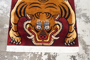 Tibetan Tiger Rug 《Lサイズ•プレミアムウール153》チベタンタイガーラグ