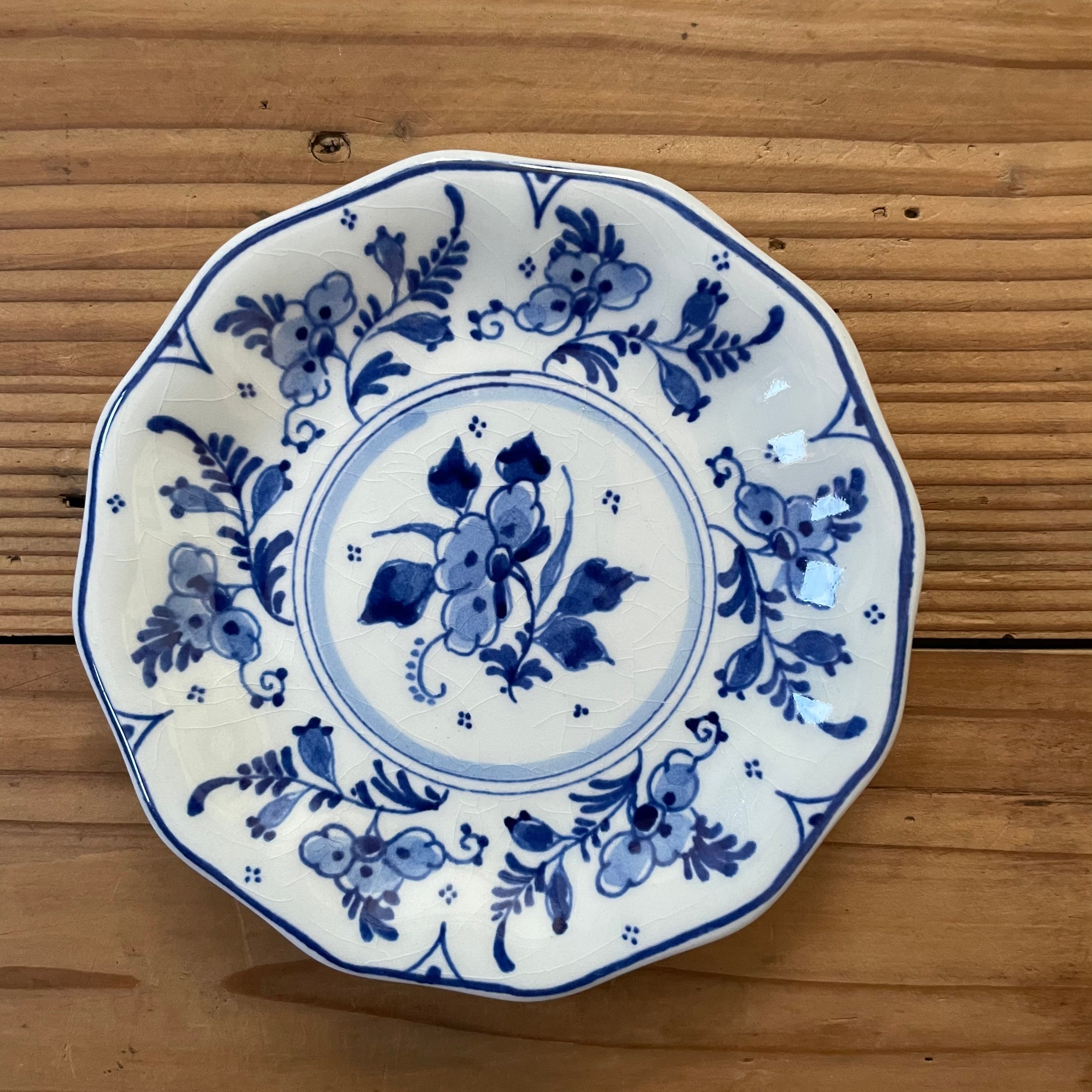 デルフトブルーの飾り皿 | tsuitachi craft&brocante