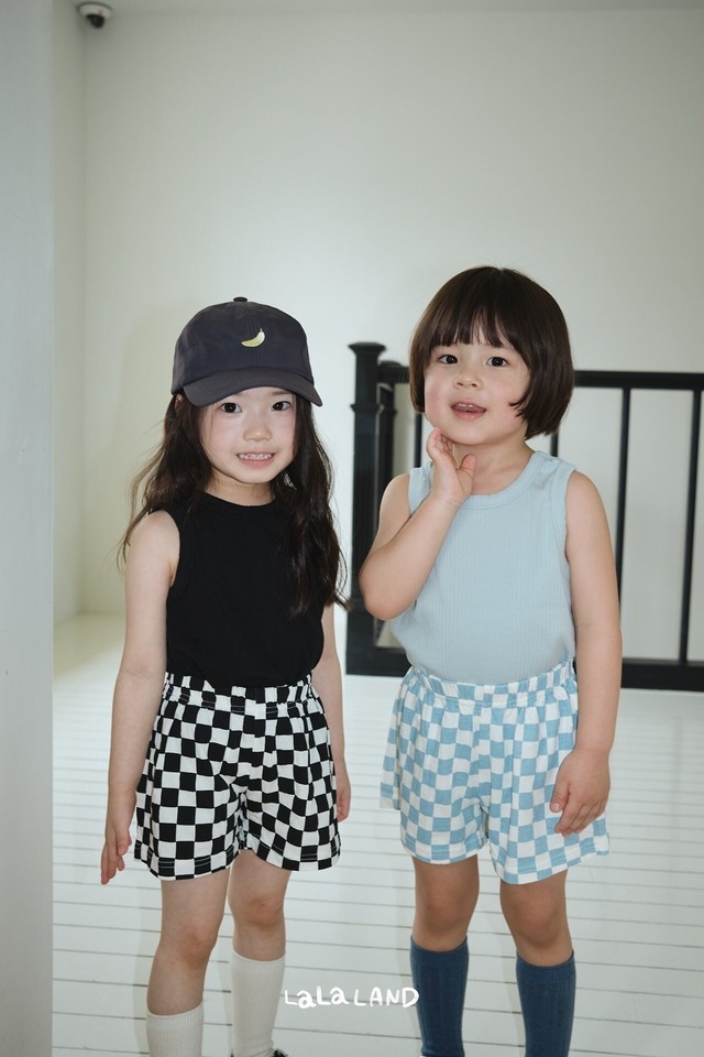 〚予約〛checkerboard short pants <baby><kids>