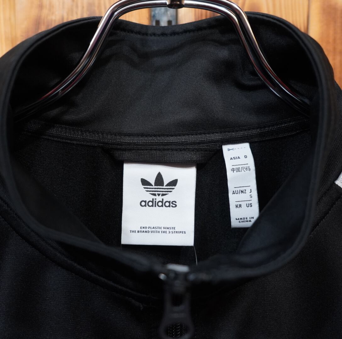 adidas ベッケンバウアー ジャージ 黒白 S(大きめ)/トラック 