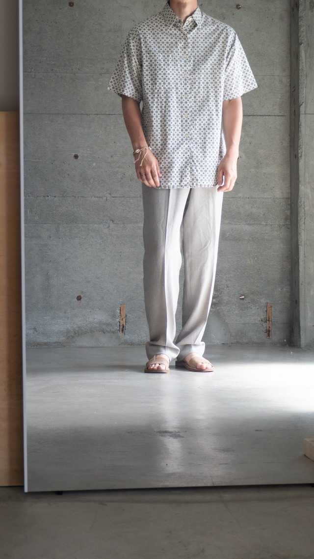 "BARRAGE" 1990s Wool rayon trousers