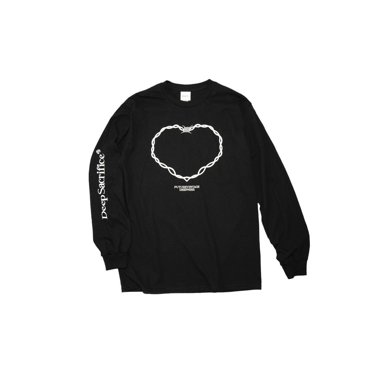 Bared Wire Long Sleeve / Black | Deep Sacrifice