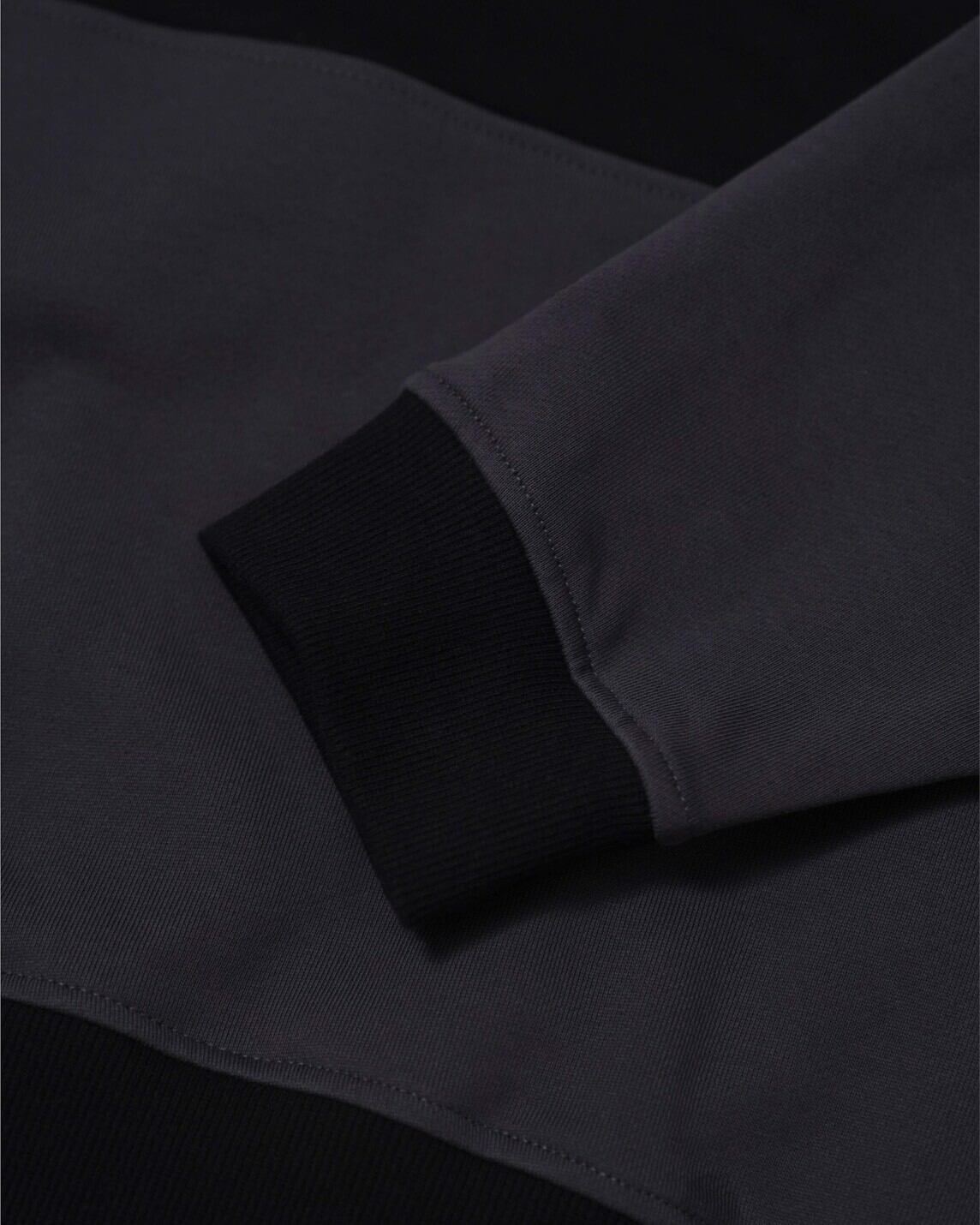 Wordline French Terry Quarter Zip BLACK | CRATE ATHLETICS