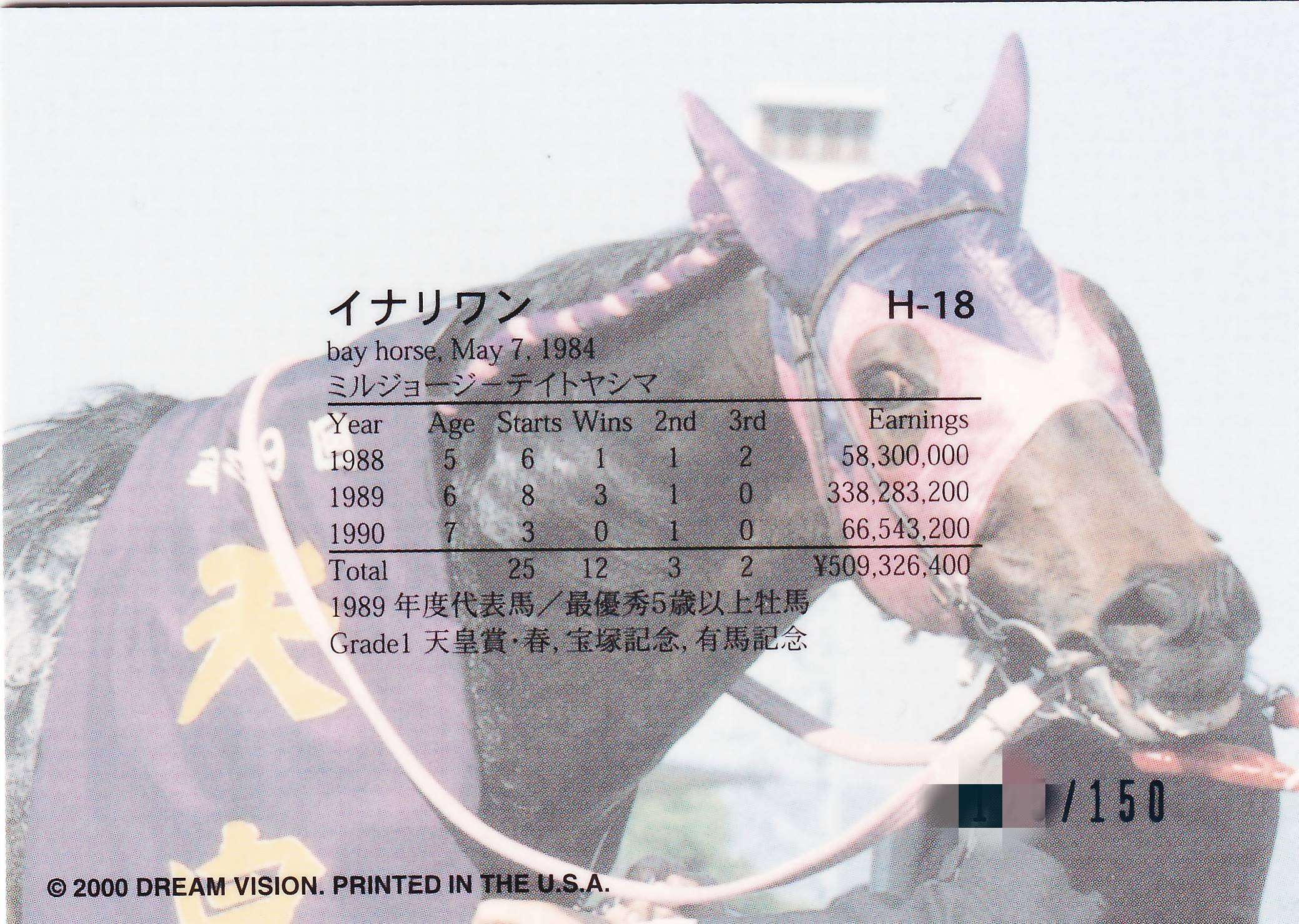 競走馬 THE VICTORY 2000 サラブレッド 未開封 シュリンク 【公式通販】