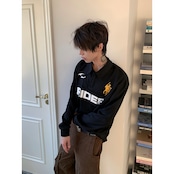 VINTAGE ストリート RIDERポロロングTシャツ T2217