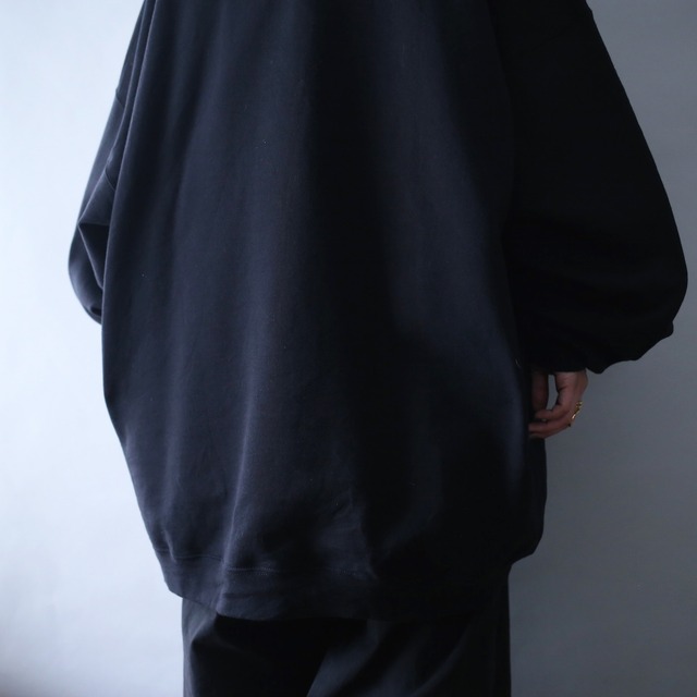 XXXG super over silhouette one point printed design sweat parka