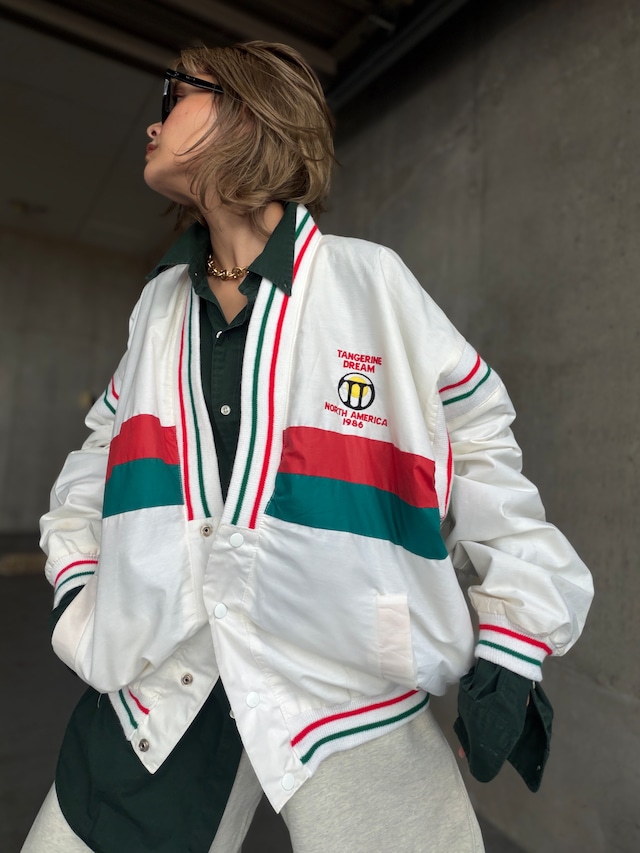 （OT1608）80s Tangerine Dream north america tour bomber jacket made in ENGLAND