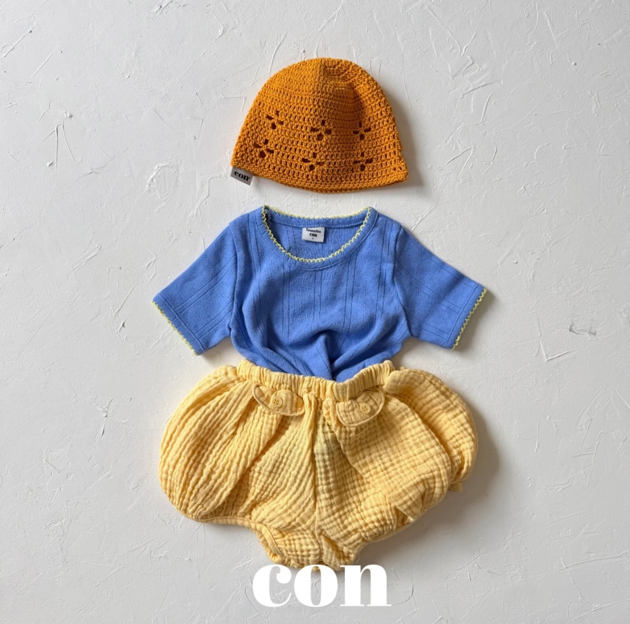 【con】ピンコットポイントT ブルー 70~100cm - 2
