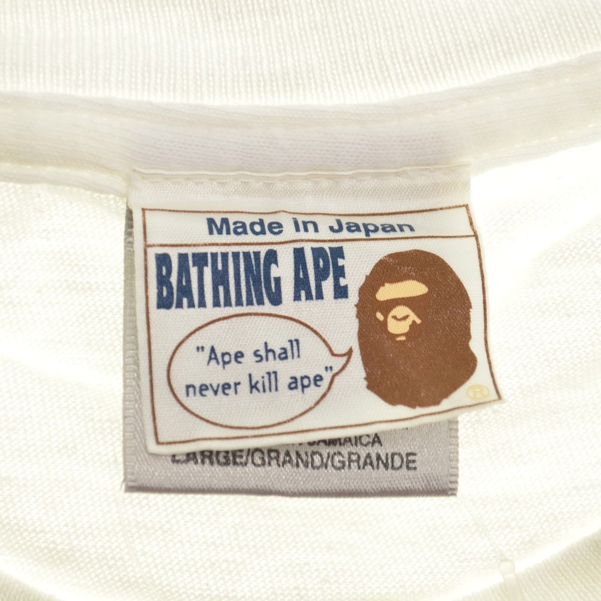 A BATHING APE / ア ベイシング エイプ 初期 90s oneitaボディ 猿の