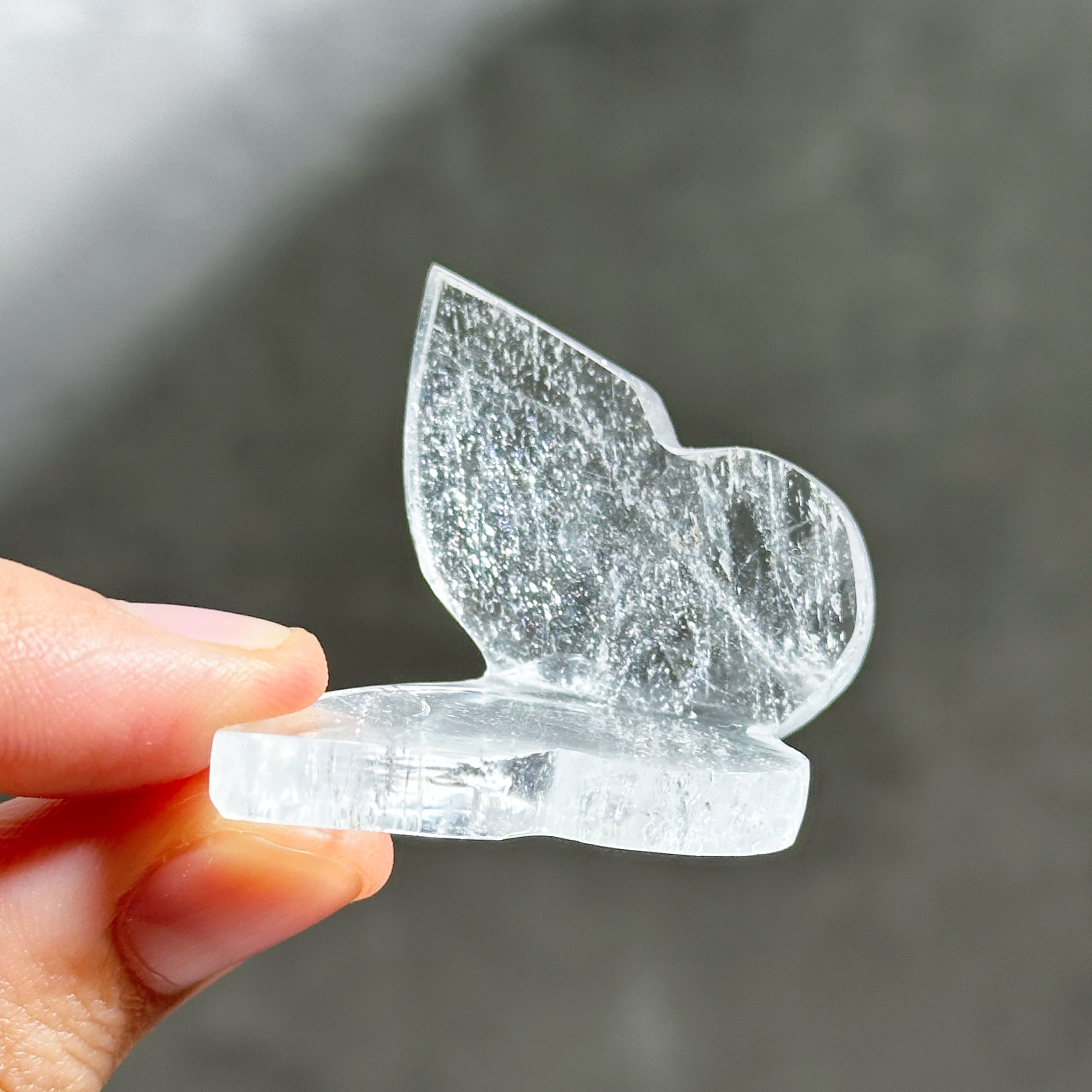 クリアクォーツ 3D蝶 03◇ Clear Quartz Butterfly ◇天然石・鉱物
